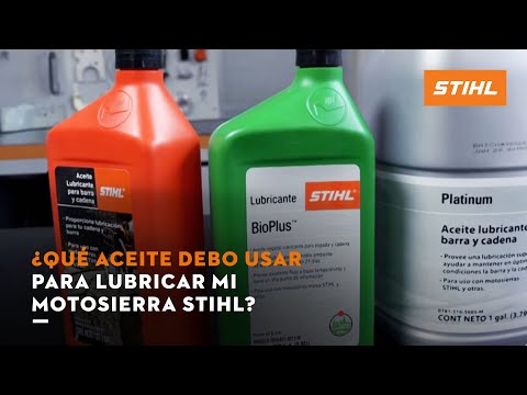 Video: ¿Qué tipo de aceite usas para una motosierra?