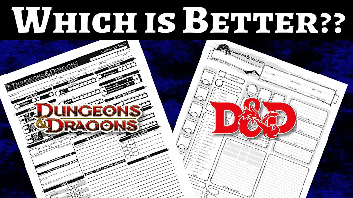 D&D 4e vs 5e: Which Character Sheet Style is Better? - OGB Live Excerpt