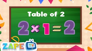 Learn Multiplication with the Table of 2 | Kids Math Adventure! | Fun Math for Kids! | Zape TV screenshot 3