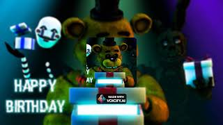 Sleep Well but Golden Freddy and Spring Bonnie sing it song made by CG5