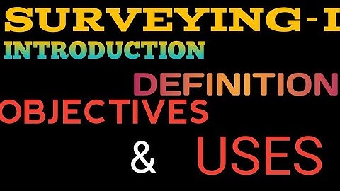 introduction of surveying in civil engineering  !!  survey .@Let