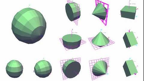 DVB-A: Figure 6.10: A 5D Sphere Shown in 15 3D Viewports