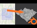 How to import Real World Height Maps into Blender!