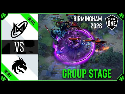 SPIRIT vs NIGMA - HIGHLIGHTS - ESL One Birmingham 2026