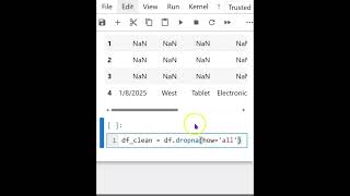 Delete Blank Rows in CSV with Python (Jupyter Hack)  #dataanalysis  #python #pythontips #data