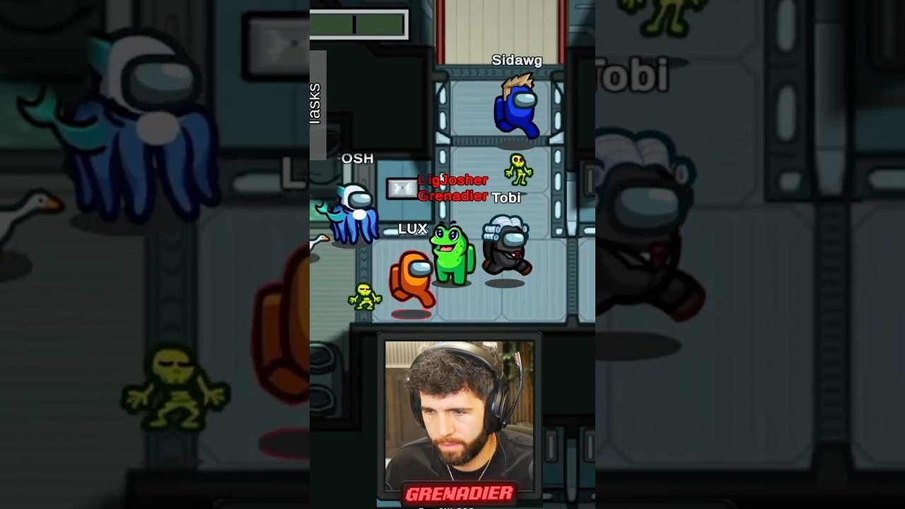 Самый сумасшедший раунд Sidemen Among Us (5 убийств) 