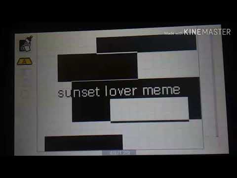 【うごメモ】sunset lover meme【借りPV】
