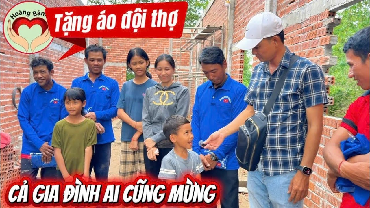 TẶNG ÁO đội thợ xây nhà anh luân 