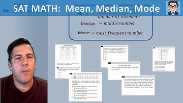 SAT Math: Mean Median Mode