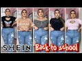 SHEIN BACK TO SCHOOL PLUS SIZE TRY ON HAUL| 2021📝🦠📚