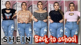 SHEIN BACK TO SCHOOL PLUS SIZE TRY ON HAUL| 2021📝🦠📚