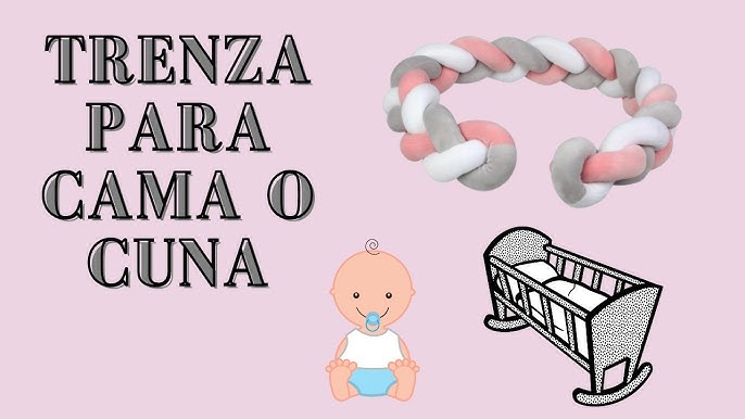 Trenza de tela: Protector de cuna 