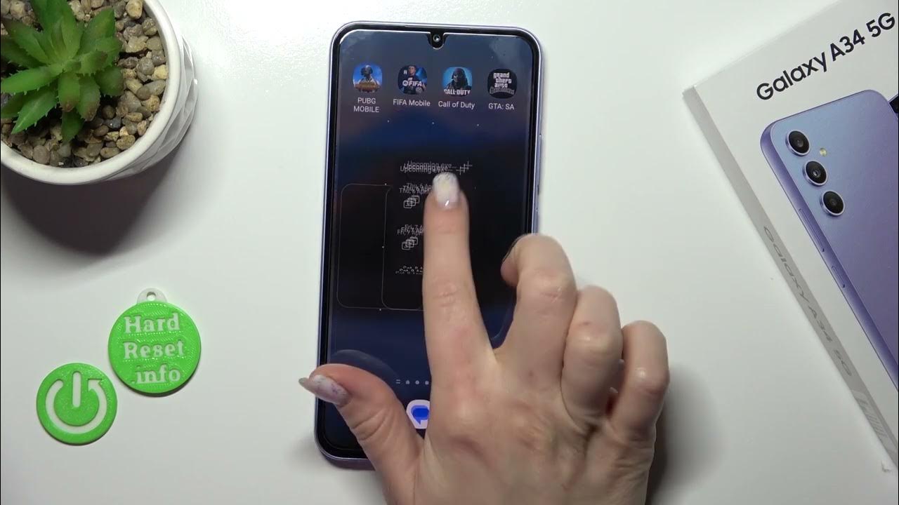 How To Add & Remove Home Screen Widgets From Samsung Galaxy A34 YouTube