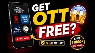 How to Get Any OTT Subscription FREE 😱