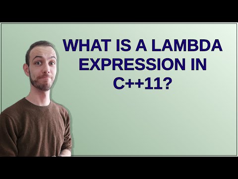 Video: Che cos'è un lambda C++?