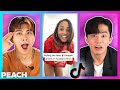 Koreans React To TikTok's Couple Pranks For The First Time! | Peach Korea