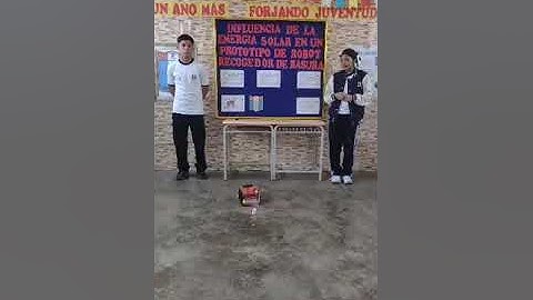 Video exposición robot recogedor de basura