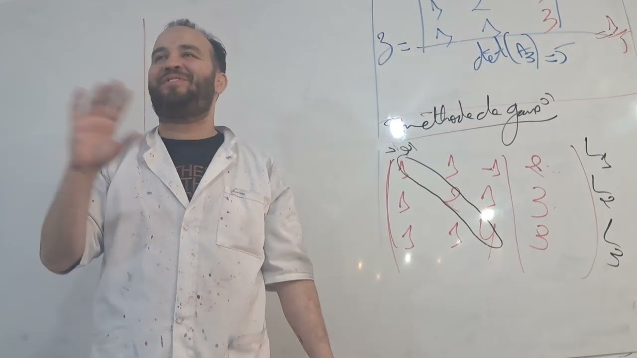 Application la méthode du Gauss pour résoudre un systéme linéire