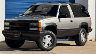 2 Door 1998 Chevy Tahoe Sport For Sale at KC Classic Auto!