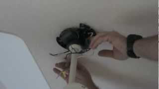 Installing a remote in a ceiling fan