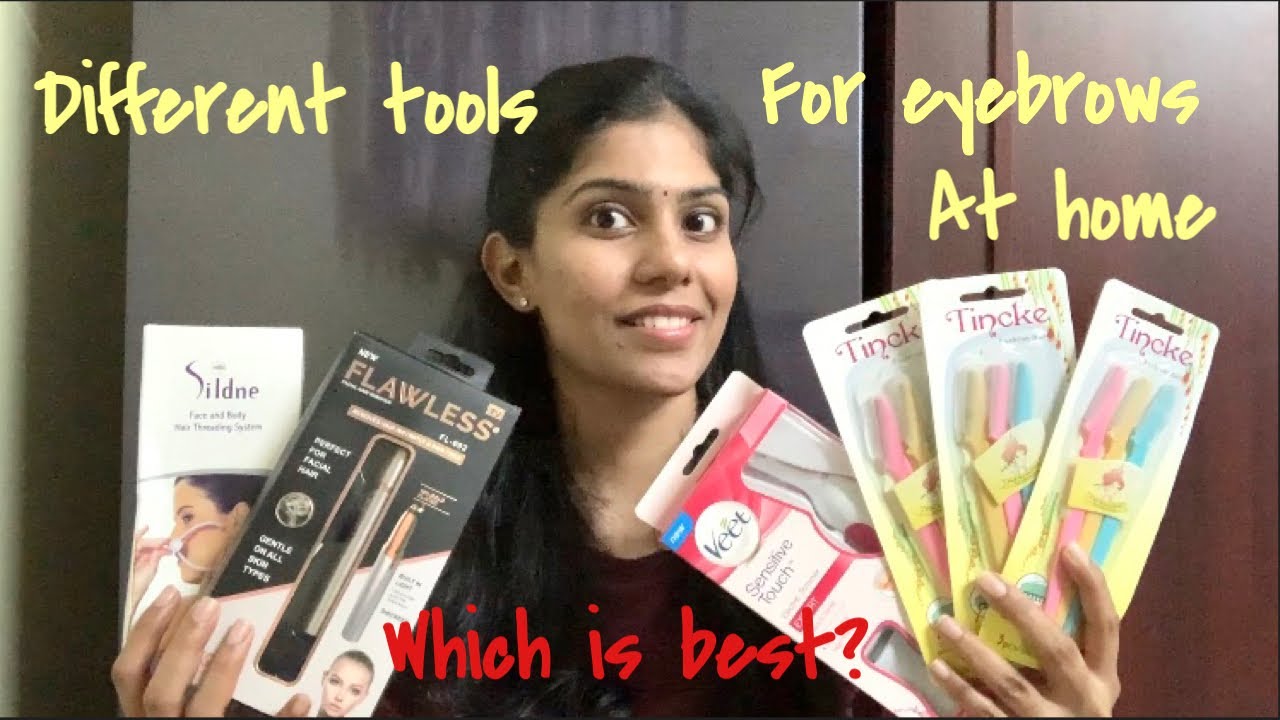 How to do eyebrows at home?Different types of tools for eyebrow