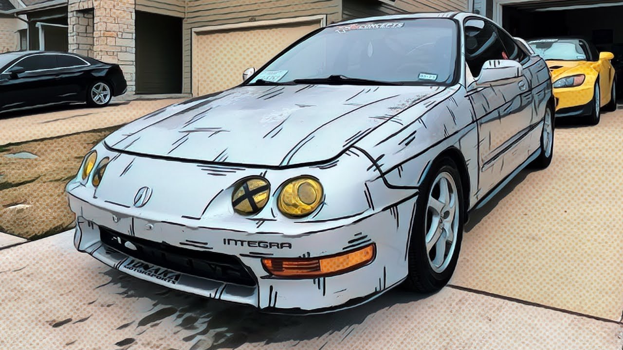 Transforming A Mazda RX7 With MangaStyle Paint  Cars Insider  YouTube