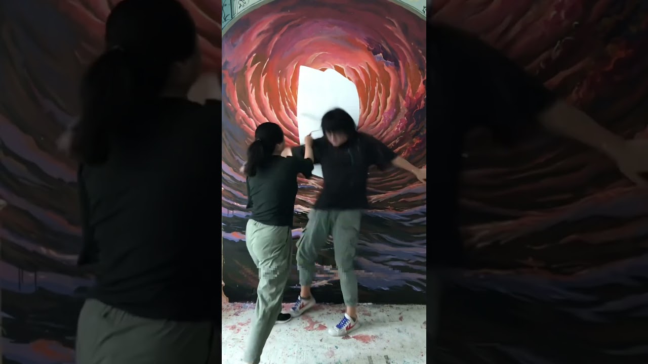 Wife Ruined The Painting #shorts