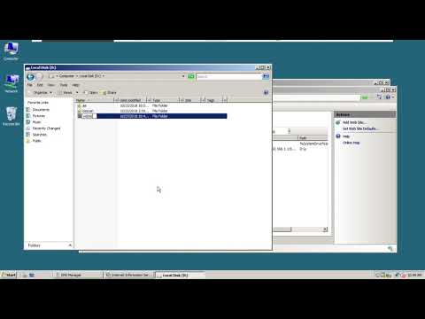 How to setup and configure website hosting using Windows Server 2008 and IIS7