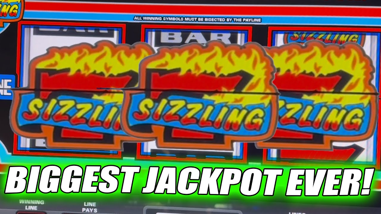 MASSIVE JACKPOTS! ★ SIZZLING 7 SLOT MACHINE ➜ HIGH LIMIT JACKPOTS!