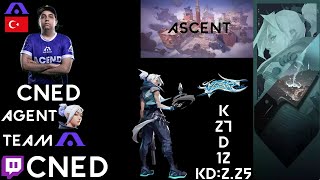 [27 Kills] ACE cNed Pro Jett VS FB Mykoz//ASCENT