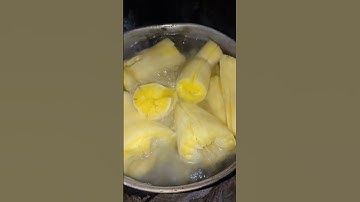 Singkong rebus empuk merekah