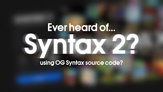 syntax dos, totally not using syntax source code