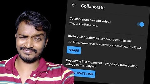 Collaboration Playlist Setting On YouTube Tamil