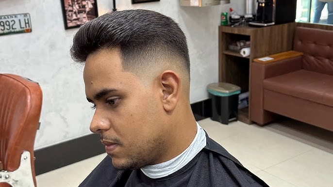 Famoso corte xadrez - Barbearia Chalega