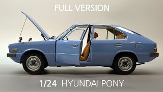HYUNDAI PONY  1/24  ACADEMY build [Full version]