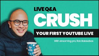 How to crush your first YouTube Live - Q&A with streaming pro, @robertbalasabas