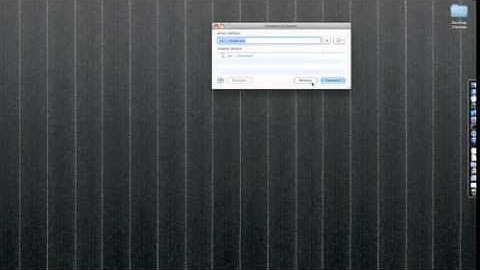 How to Connect A VNC Server to A Mac