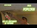 Como Quitar la textura popcorn del techo Fácil y Rápido