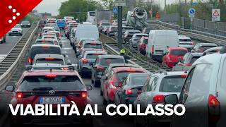 Milano, la nuova ciclabile manda al collasso la viabilità: code chilometriche sulla sopraelevata