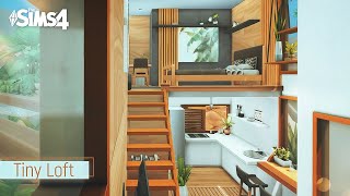 Tiny Loft House | Desert Oasis│No CC│Stop Motion Build│Sims 4