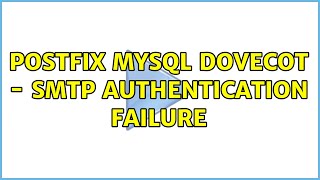 Celebrity Postfix MySql Dovecot - SMTP Authentication Failure Wealth