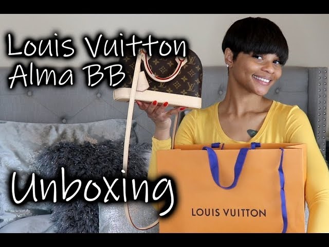 Louis Vuitton Alma BB Monogram Canvas Unboxing + Luxury Shopping during  Covid 19 