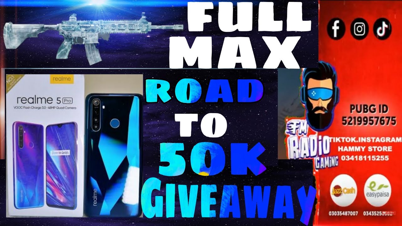50K ROAD FULL RUSH GAMING PLAY RADIO NOOB  |GG | PUBGMOBILE |