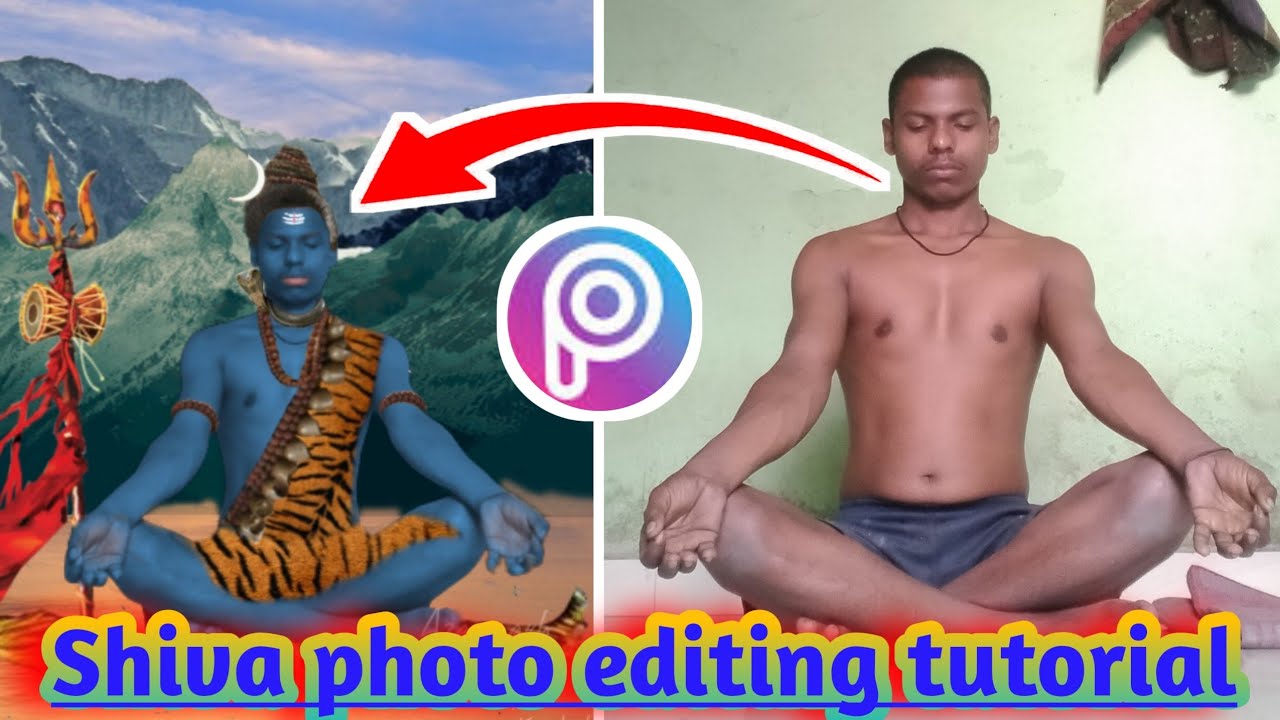 shiv photo editing| picsart photo editing tutorial| savan photo editing