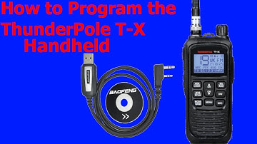 How To Program The ThunderPole T-X Handheld