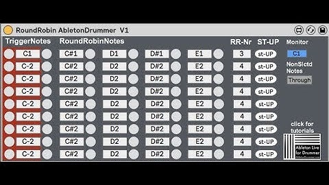 Round Robin for Ableton Live - Max for Live Device