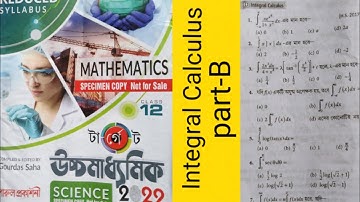Suggestions: H.S-2022   #   Integral calculus