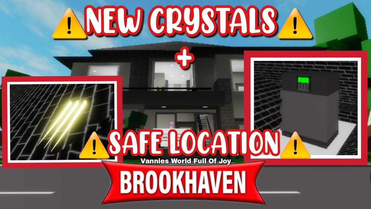 ⚠️NEW CRYSTALS + SAFE LOCATION⚠️ IN NEW BROOKHAVEN 🏡RP UPDATE ROBLOX