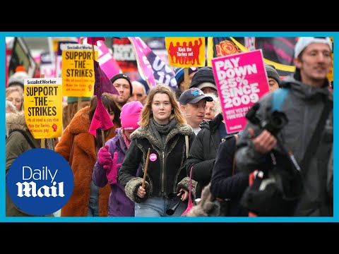 Biggest UK strike in a decade: Half a million workers to protest