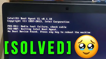 How To Fix Intel (r) Boot Agent GEv1.3.81 Intel (r) Boot Agent CL v8. 1. 18 intel (r) boot agent PXE